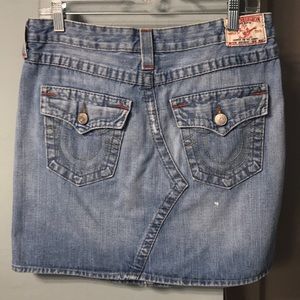 True Religion Sz 29 Denim Skirt